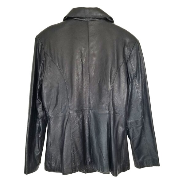 Wilsons Black Leather Jacket - Picture 2 of 16
